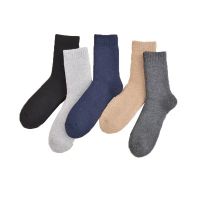 

Custom Winter Socks Mens Wool Thermal Breathable Crew Socks, Custom color