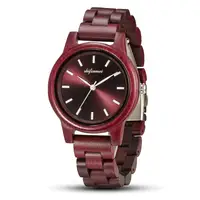 

shifenmei S5571 custom logo violet quartz engraved wooden watch wood