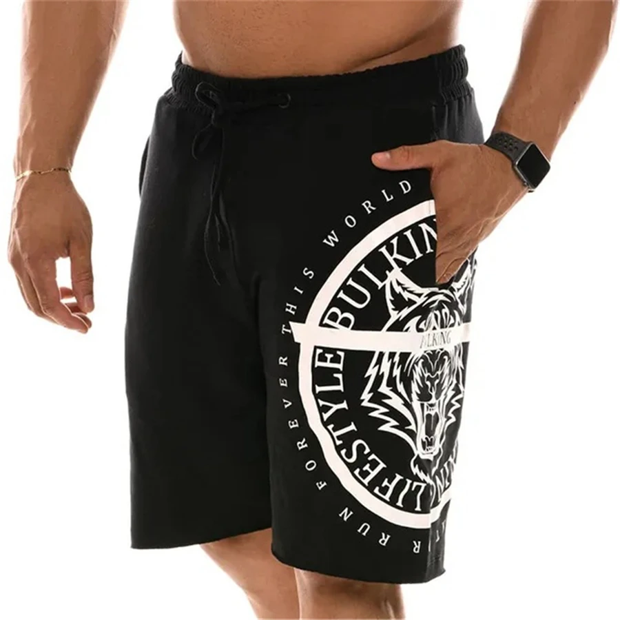 

Popular Custom Logo Shorts Men Gyms Short Bodybuilding Summer Fitness Jogger Sweat Shorts Mens Wholesale, Picture shows