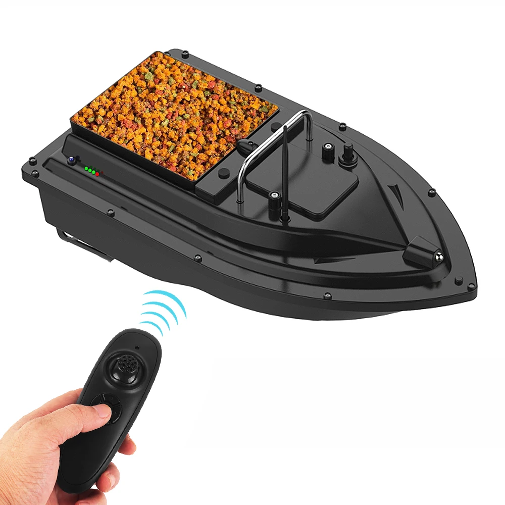 

16 GPS Point Intelligent Return 3 Hopper RC Fishing Boat Bait 500M 6H LCD Screen Fish Finder Remote Control GPS RC Bait Boat