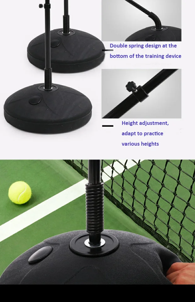 Indoor And Outdoor Easy To Carry Solo Tennis Trainer Tools For Kids And Adult Both Use Tennis