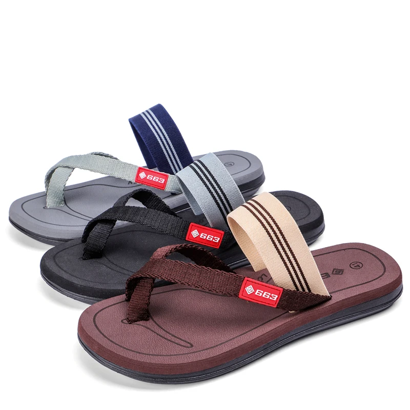 

2021 Summer new design fashion slippers steady commuter beach flip-flops