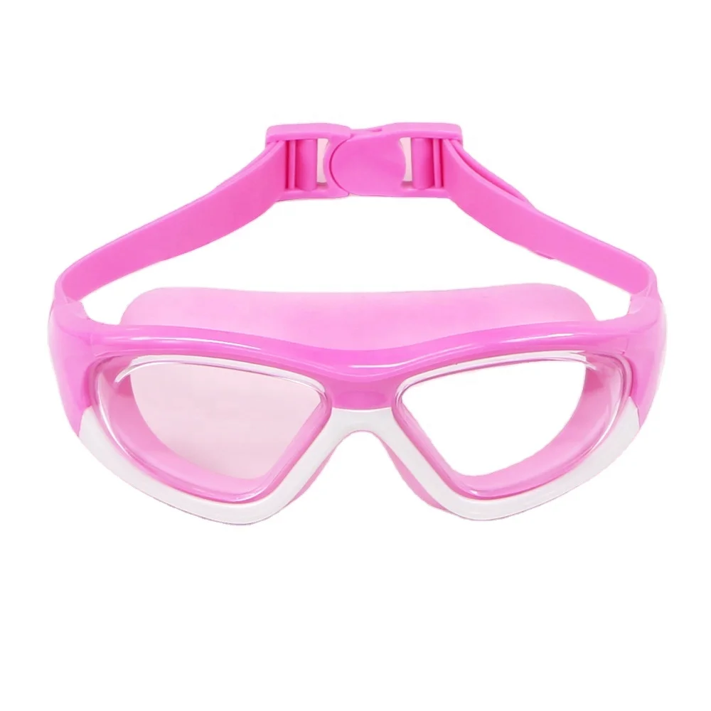 

Kids Swimming Glasses Large Waterproof HD Swimming Pool Glasses Transparent Anti-fog, Picture color
