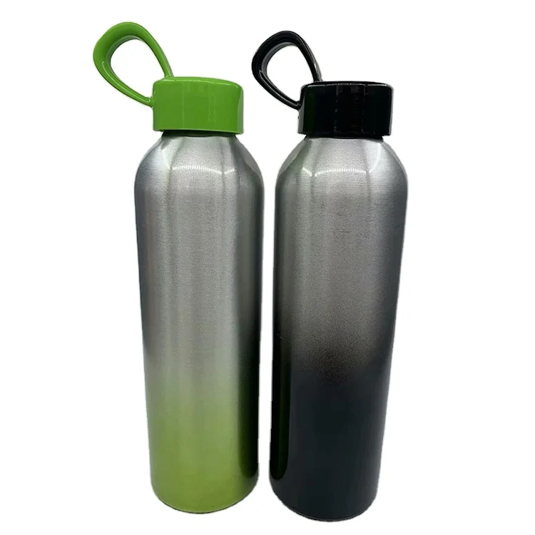 

Promotion Sport Wholesale Bpa Free Aluminum Water Bottle Hiking cycling sports water bottle, Silver/black etc, custom color