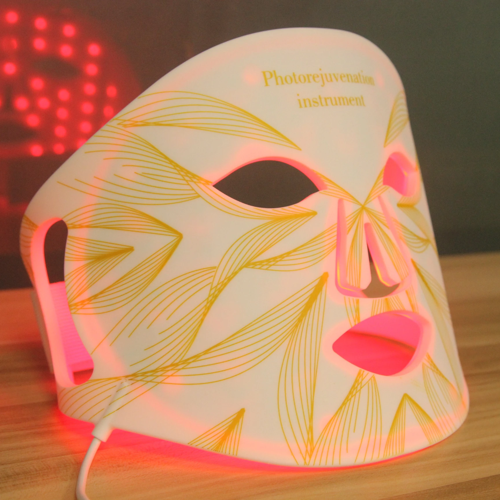 

PDT 4 color lights led photon therapy facial mask for anti-aging is face skin rejuvenation therapy