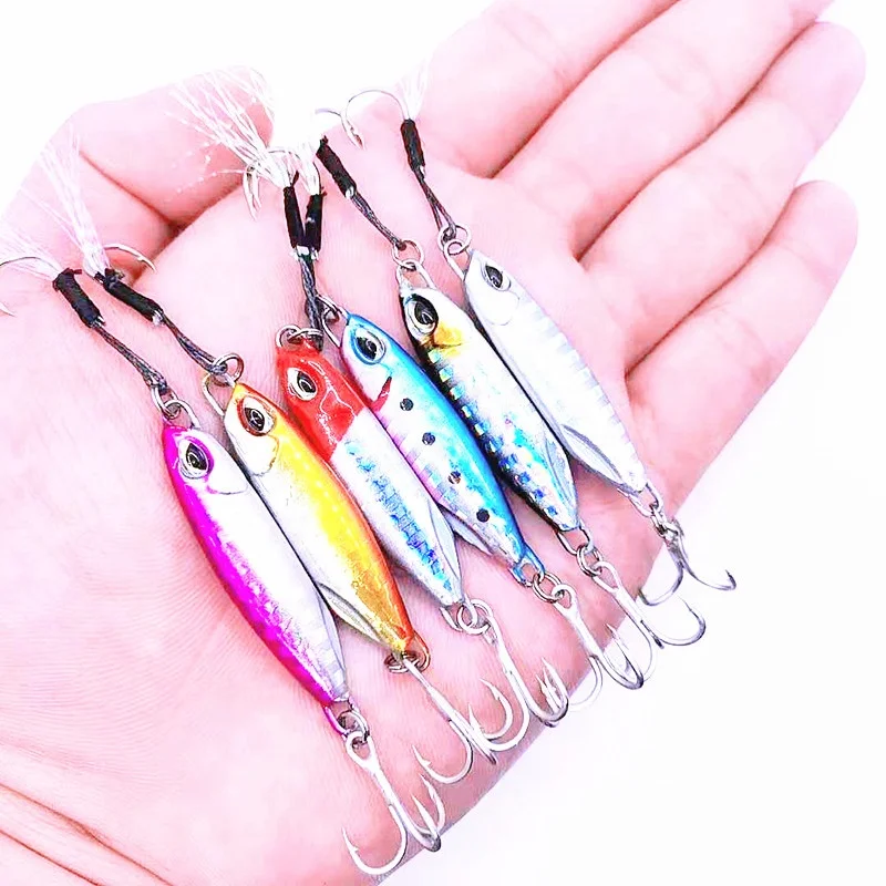 

New DRAGER Metal Cast Jig Spoon 16G 32G Shore Casting Jigging Lead Fish Sea Bass Fishing Lure Artificial Bait Tackle, 6 color