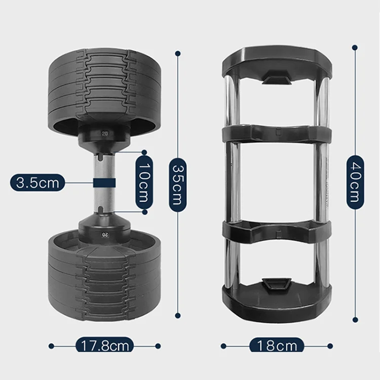 

Home Weight Lifting Dumbbell Fitness Dumbbell Set Adjustable Dumbbell 32kg