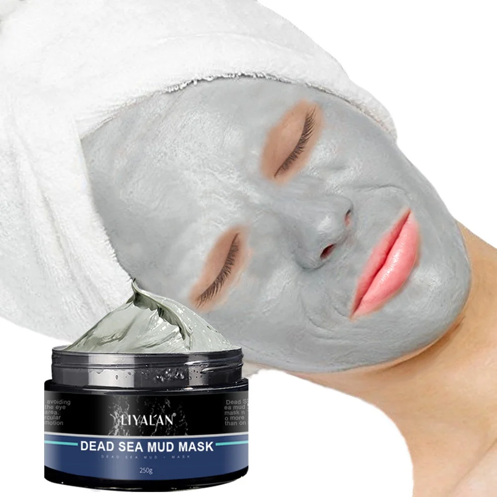 

Facial Skin Care Deep Cleansing Whitening Blackhead Remover 100% Natural Black Mask Mineral Clay Dead Sea Mud Mask
