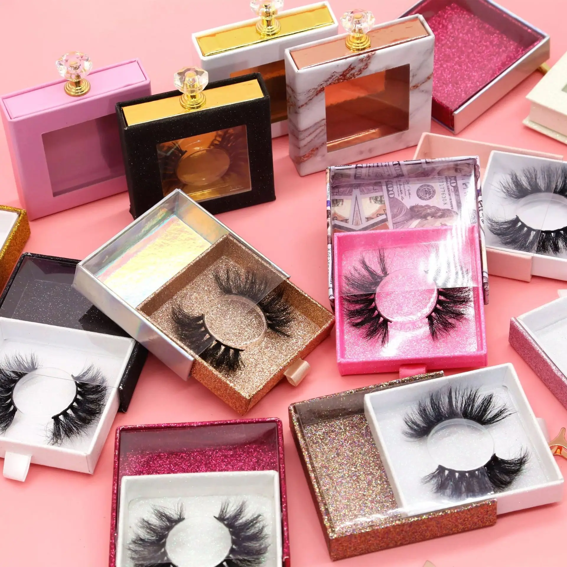 

Wholesale Supper Fluffy Lashes 5d Lash 25 Mm 3d 100% Mink Eyelashes 28mm Lashes