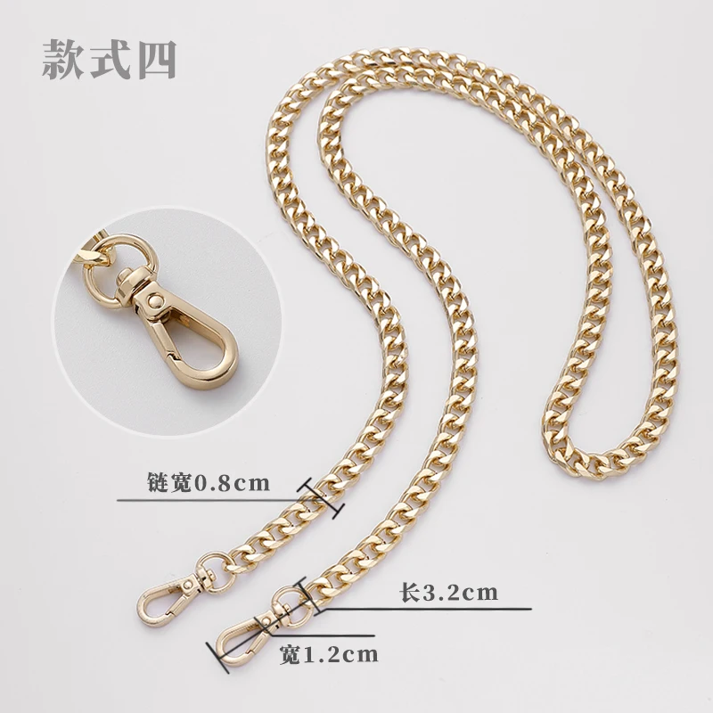 

High-grade Fashion Diy Bag Accessories Alloy Handbag Chain, Customized color