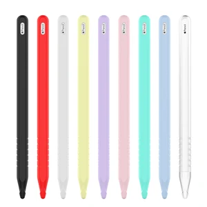 Soft Silicone For Apple Pencil 2 Case For iPad Pencil 2nd Tip Cover Holder Tablet Touch Pen Stylus