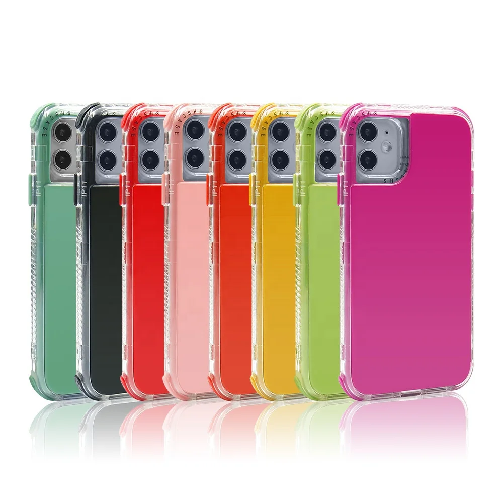 

3 in 1 Hybrid Armor Shockproof Phone Case For iPhone 12 Mini 12Pro 11Pro