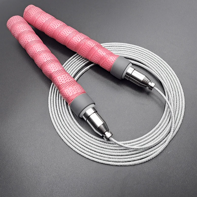 

Wholesale Adjustable Flexible Triple Bearing Self Lock Wire Rope Skipping Jump Rope
