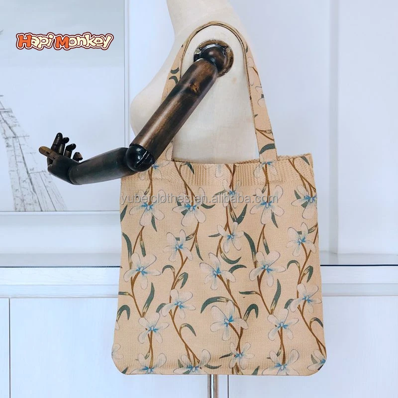 

HapiMonkey 44% off HMNY221 eco-friendly Cotton Handle Woman Printed Bag Foldable Convenient Grocery Shopping Storage Bag