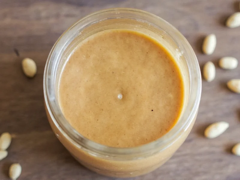 homemade peanut butter with filtered water instead of oil