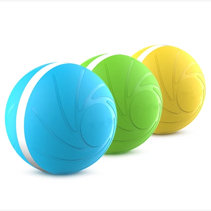 

New design Smart Electric pet toy cat and dog Interactive Rotating responsive automatic attractive cat ball, Blue,green,yellow