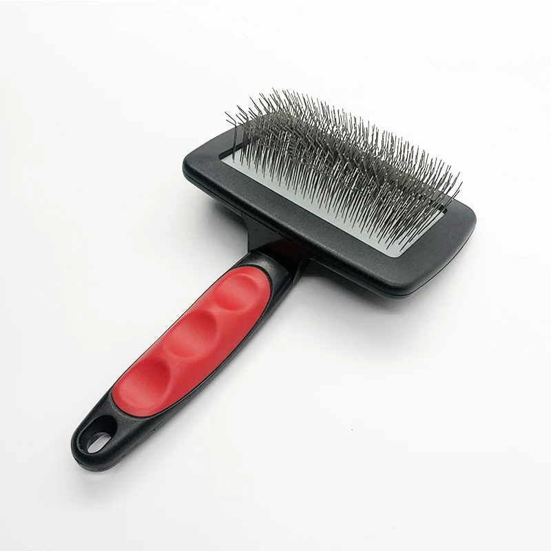 

Big Long Pins Slicker Brushes, stainless steel extra long hard pin slicker large brush for professional grooming, Customized color