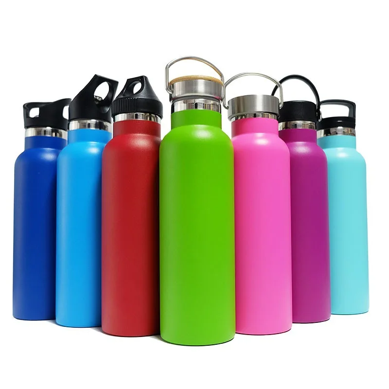 

750ml 1000ml 1200ml 1900ml Stainless Steel custom logo Insulated sport waterbottles With Lid