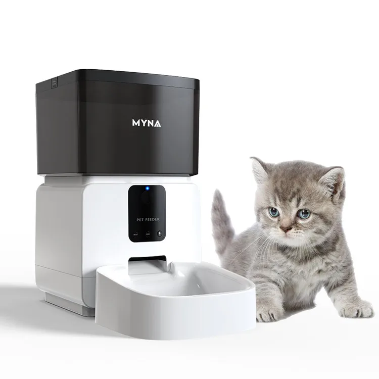 

Wholesale Plastic Tuya App Voice Recording Auto Programmable WiFi Microchip Slow Timer Cat Food Automatic Pet Feeder Smart