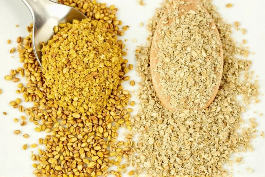Recipe examples using ground mustard seed and mustard powder