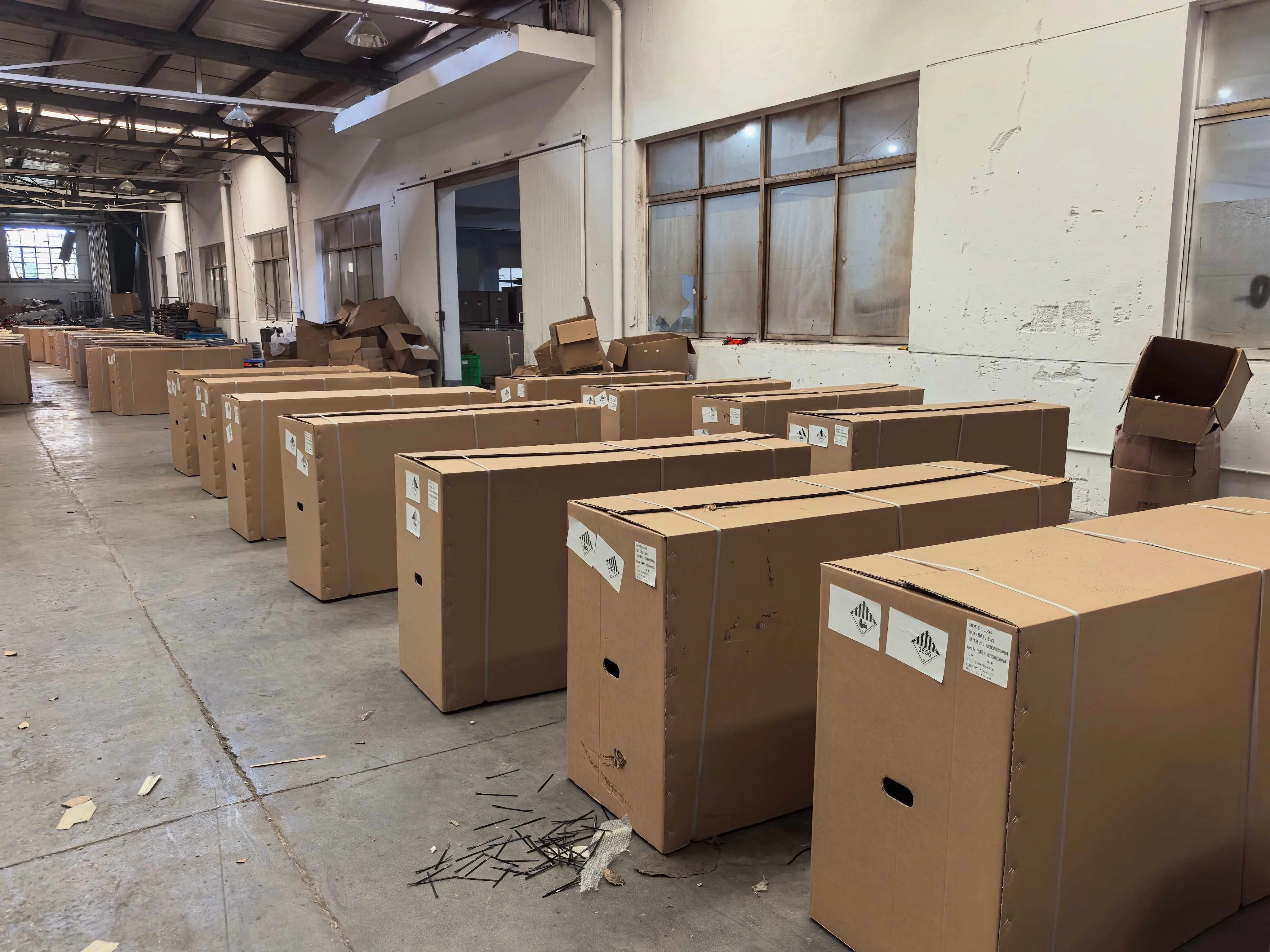 Packed cartons