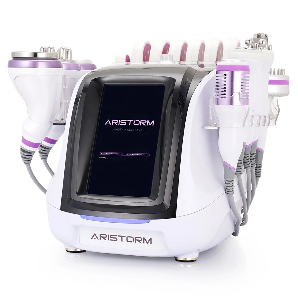 

High Tech Aristorm 40k Cavitation 2.5 RF Body Slimming Microcurrent Lipolaser Cavitation Vacuum Cavitation System Machine