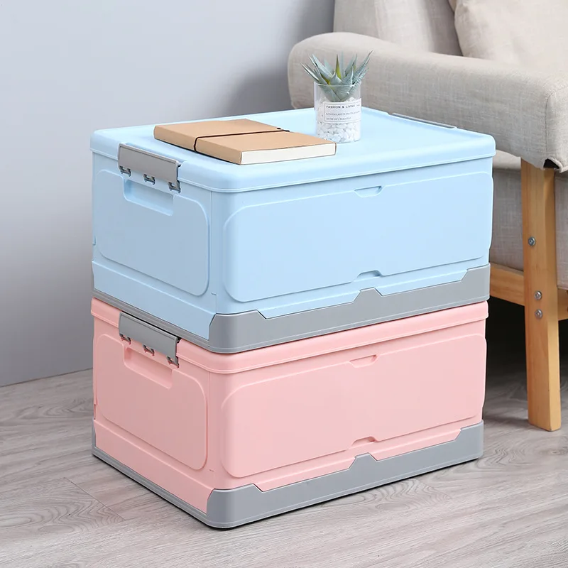 

Household Cheap Wholesale Collapsible Clothes Organizer Bin Plastic Storage Foldable Box