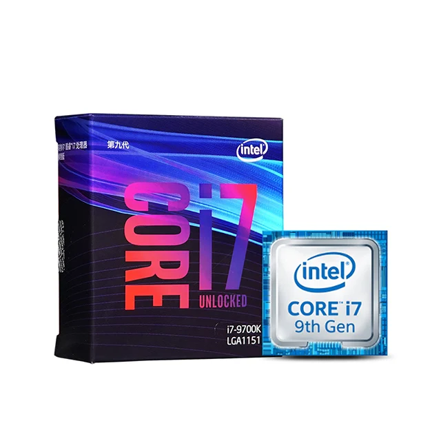 

ForIntel Core i7 9700K 9th generation CPUs boxed pc gaming cpu processor 8 core 8 thread LGA1151