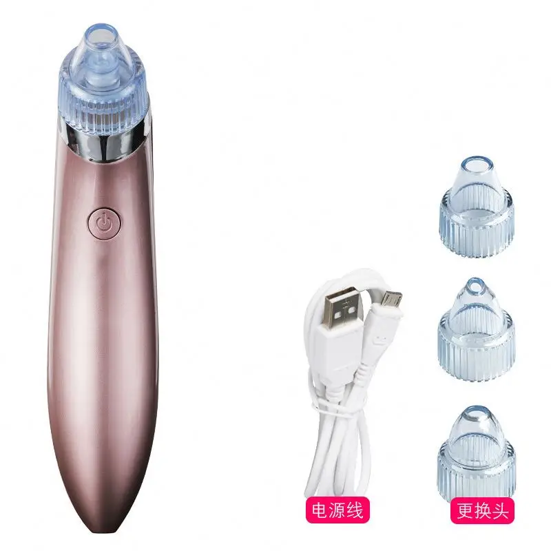 

Electric Vacuum Acne Pimple Comedone Extractor Tool Face Pore Blackhead Remover, White /pink / customized