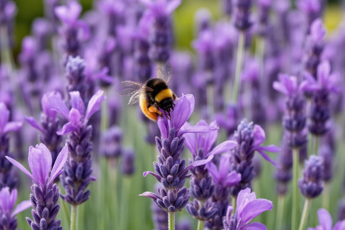 do lavender plants attract bees