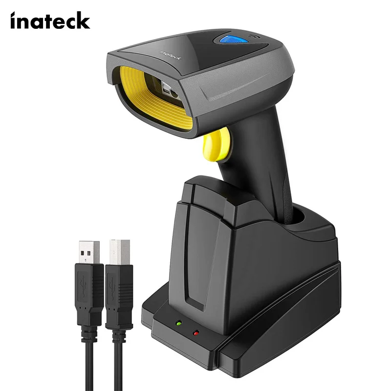 

Inateck Bus Ticket E-Payment Barcode Scanner Handsfree 2D CMOS Image Cash QR Code Reader with Smart Base