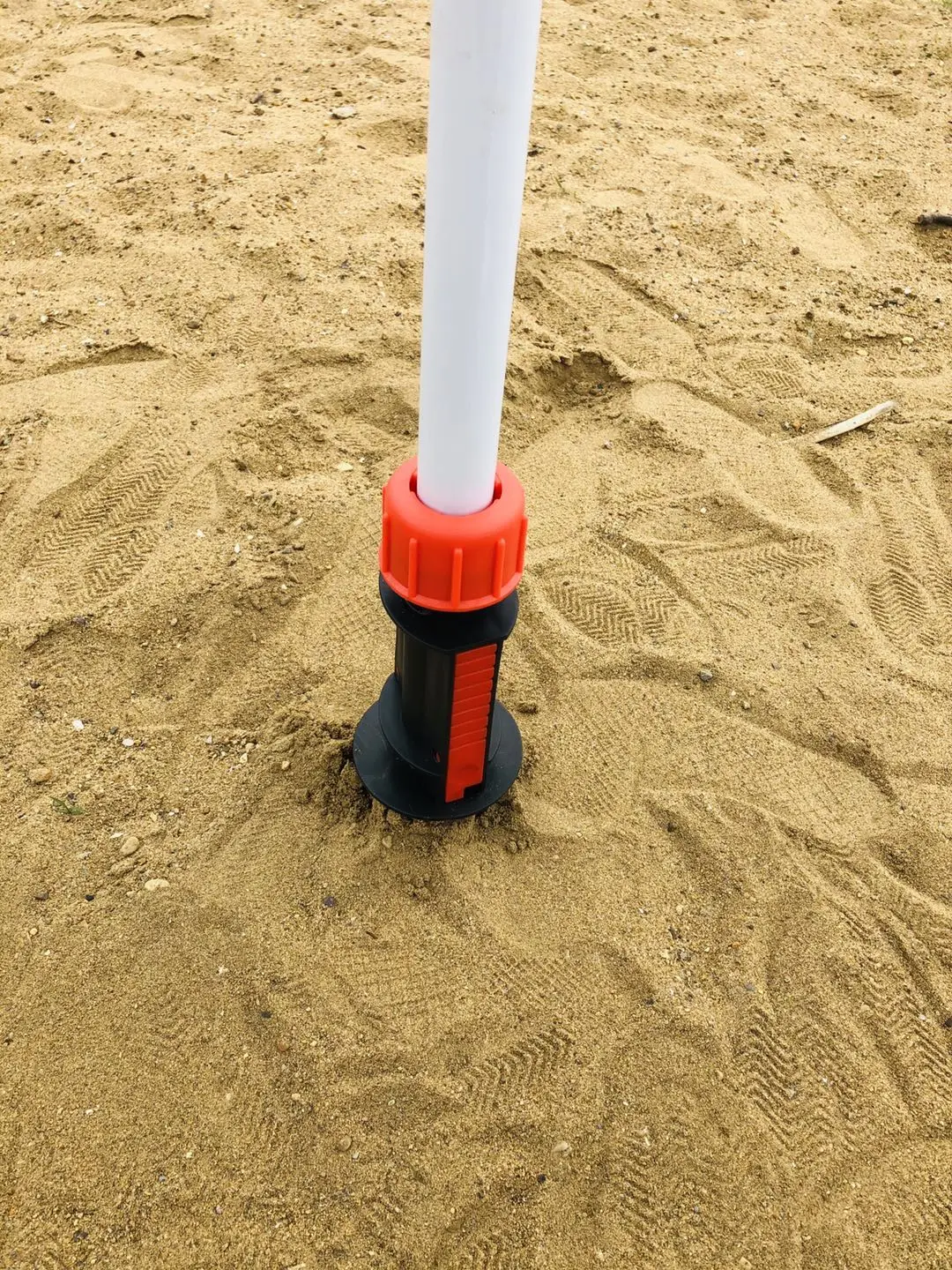 High Quality Pp Plastic Beach Umbrella Sand Screw Anchor Base With