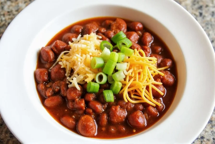 easy crockpot chili 5 ingredients