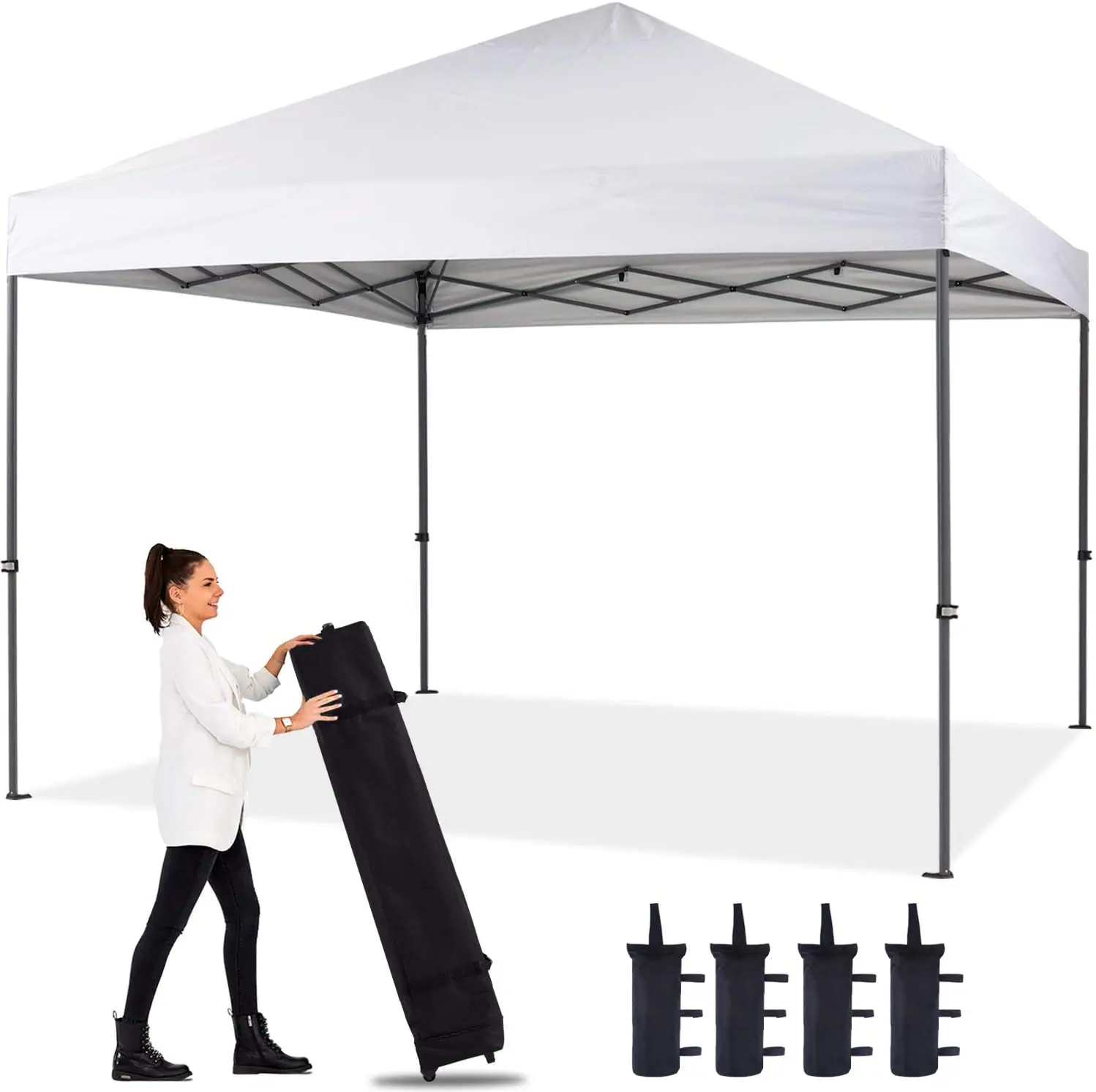

Clearance For Sale Outdoor Events Party Foldable Canopy Tent Large 10X10/10X20 With Aluminum Frame, Popular color is black, beige, coffee,white or custom color