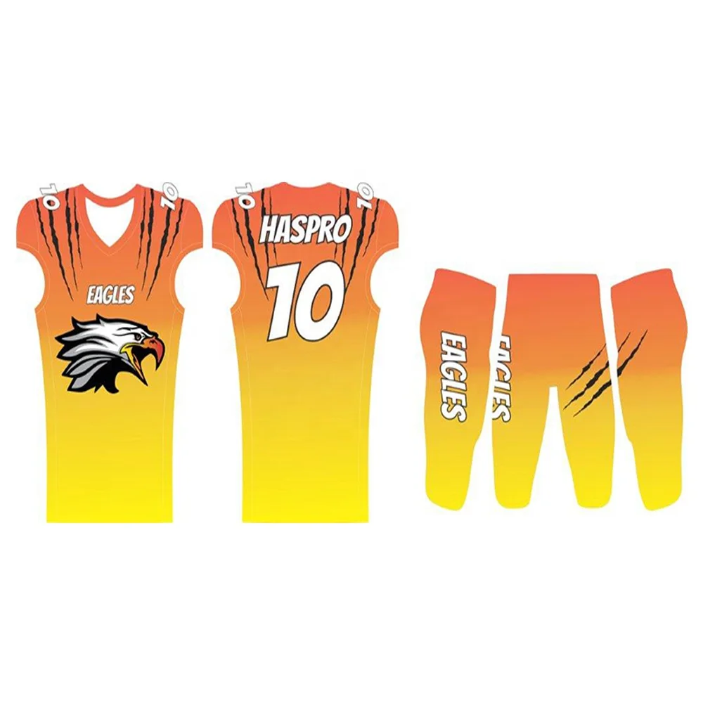 
Pakistan Made Customized design American Football Jersey/American Football Uniforms Comfortable youth American football Uniform 