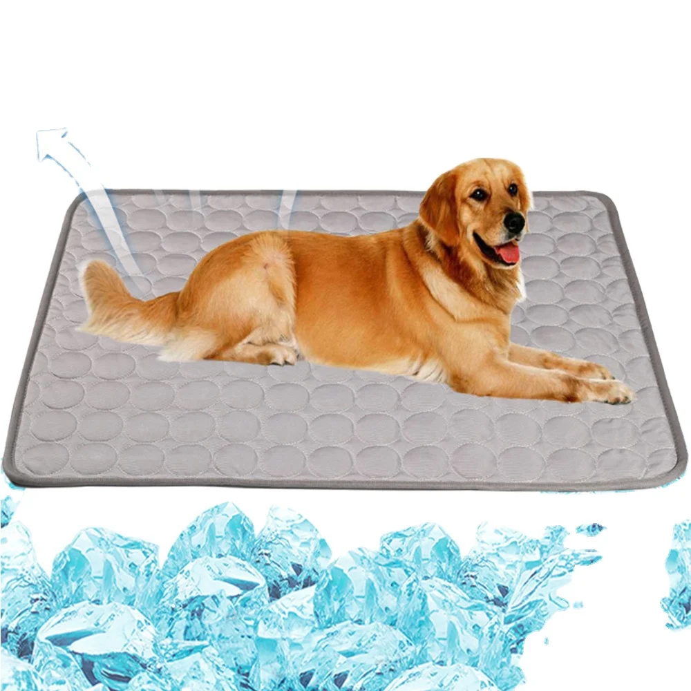 

Cooling Dog Mat Summer Breathable Pet Mat Sofa Portable Dogs Cats Pet Pad