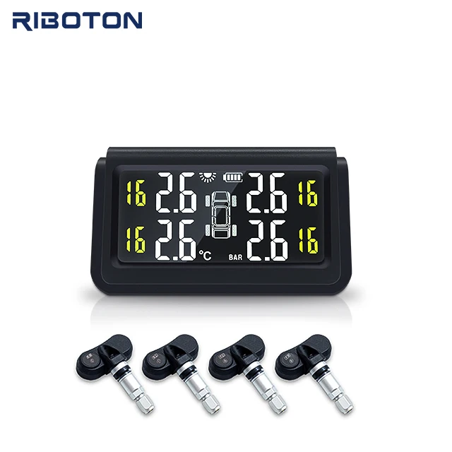 

CE RoHS FCC Certified Wireless Tire Pressure Monitoring System C280 Internal Solar&USB Charging TPMS Tyre Pressure Monitoring