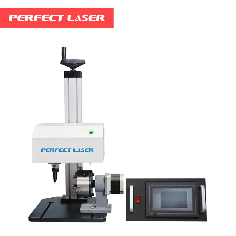 

Perfect Laser-LCD Control Rotary Long-term Stable Operation Metal and Hard Plastic Dot Pin Marking Machine