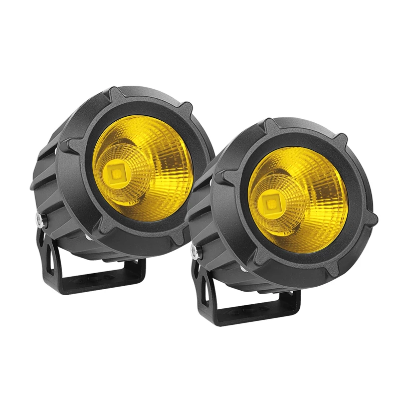 Online Shopping Free Shipping 50W Round 2PCS 3500K Amber Yellow 4 Inch 24V Off Road Led Work Light