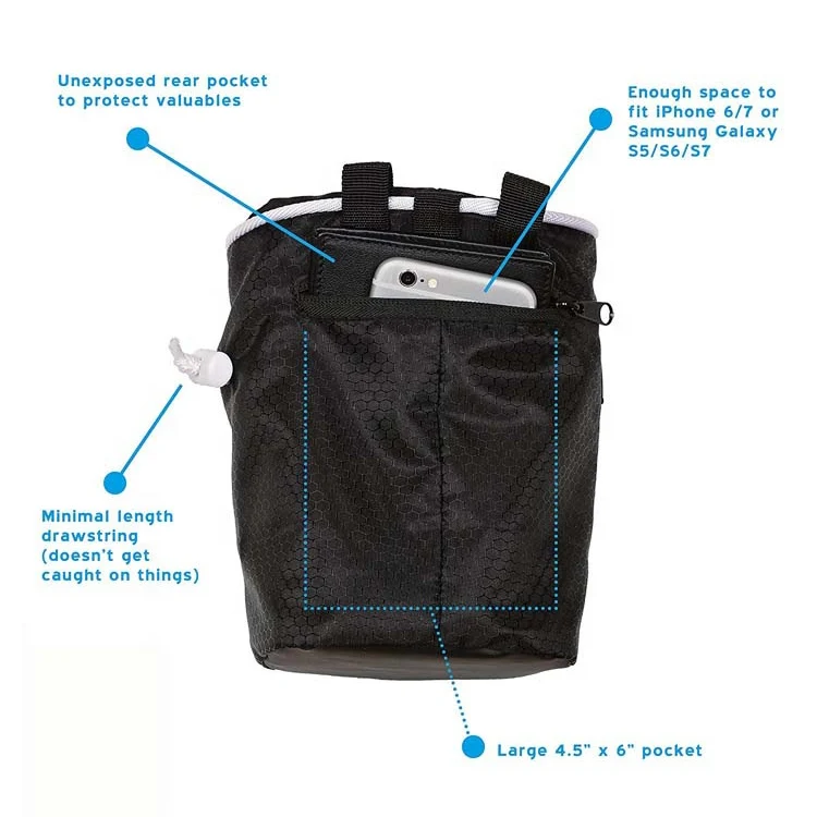 
New Premium Chalk ball Gym Custom Rock Climbing Chalk Bag 