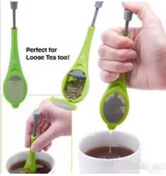 

Tea Infuser Gadget Measure Coffee & Tea Swirl Steep Stir And Press Plastic Tea&Coffee Strainer Hot Healthy Food Grade Flavor Tot