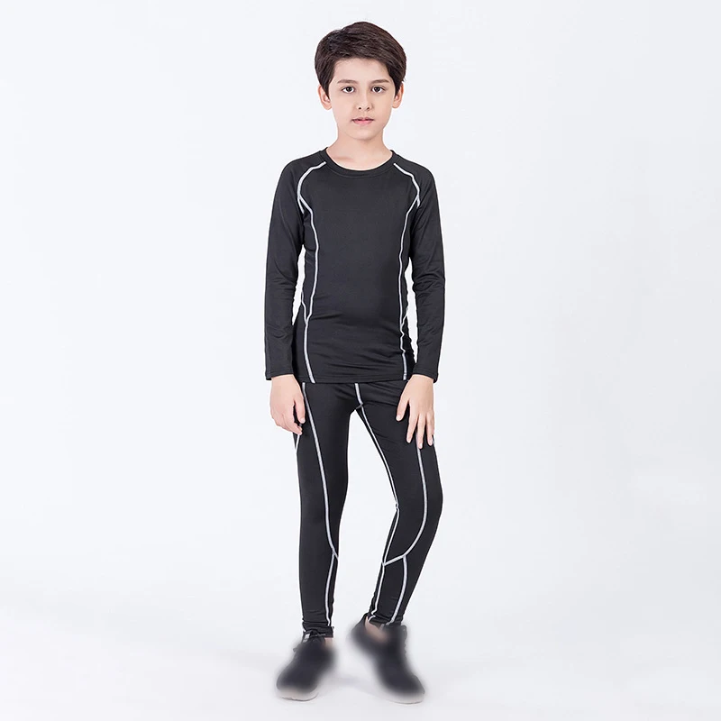 

New kids sports suit two-piece clothing basketball running tracksuits, Picture