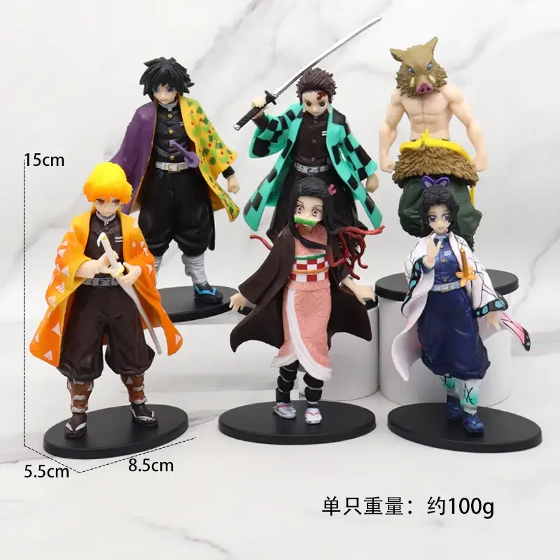 

Anime Demon Slayer Action Figures Draw Sword Agatsuma Zenitsu Figurine Kimetsu No Yaiba Figura PVC Collection Model Toys