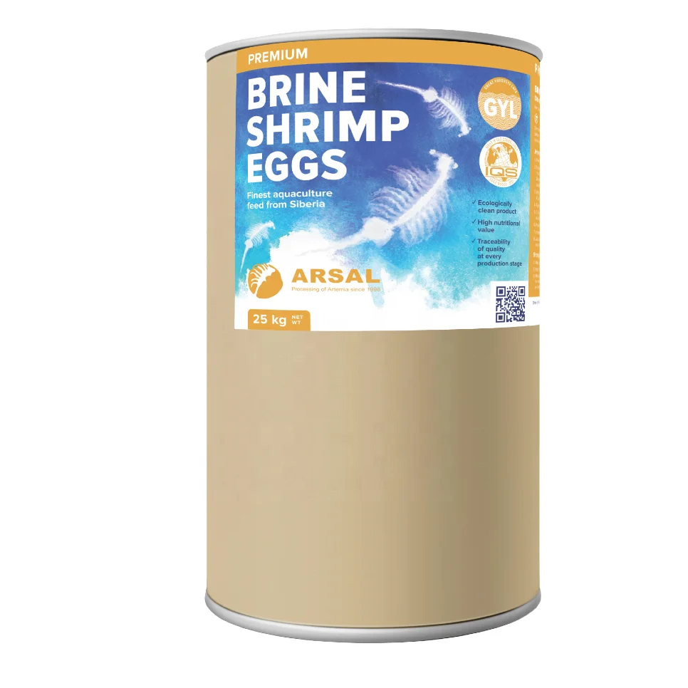 
Russian Supplier Wholesale Artemia Cysts In Drums / Artemia Cysts Brine Shrimp Eggs 