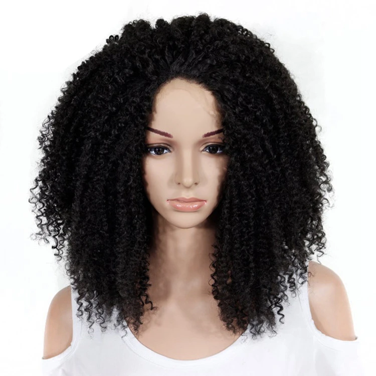 

Wholesale Short Curly Afro Kinky Afro Synthetic Hair Heat Resistant Wigs for Black Women