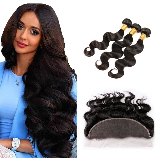 

Wholesale Mink Virgin Brazilian Hair styles Body Wave Lace Closure 13x4 Ear To Ear Lace Front Closure, Natural color, other color available