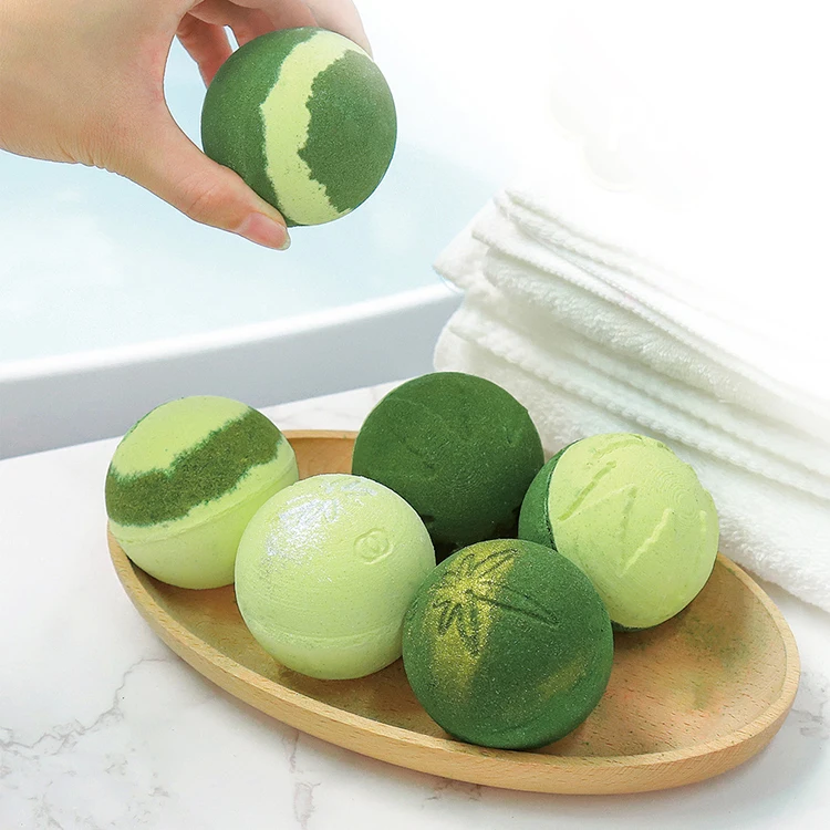 

105g Ball CBD Bath Bomb Fizzies Hemp Seed Oil Exfoliating Acne 6 Scent Vegan Organic Wholesale Bulk