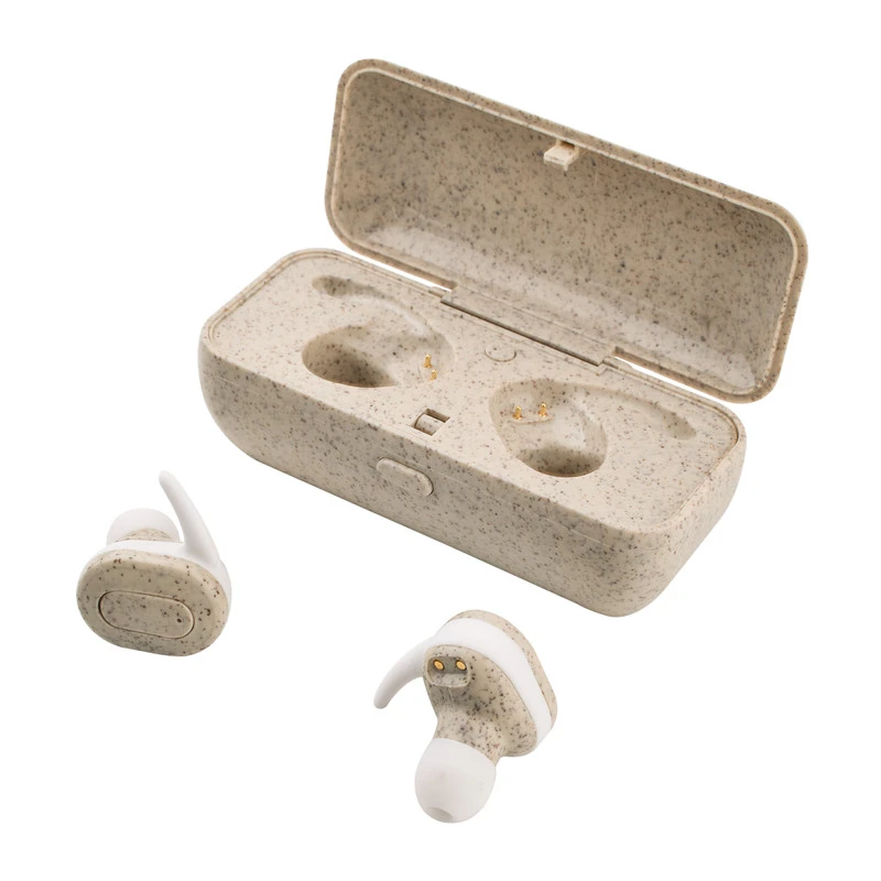 

BT5.0 True Tws Wireless Earbuds GRS Recycled Reprocessed Material Plastic RPET RABS RPE RTPE With Bluetooth Earphone Price