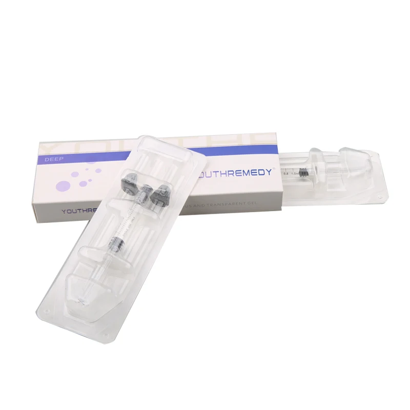 

2ml Customized fineline HA Facial Filler hyaluronic acid dermal filler for lip nose eye face, Transparent