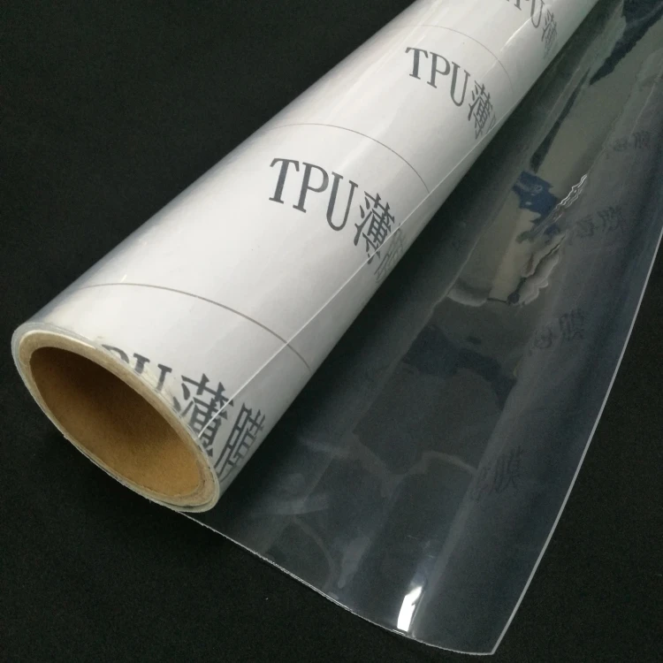 
China tpu film manufacturer transparent TPU film soft clear tpu protective film 